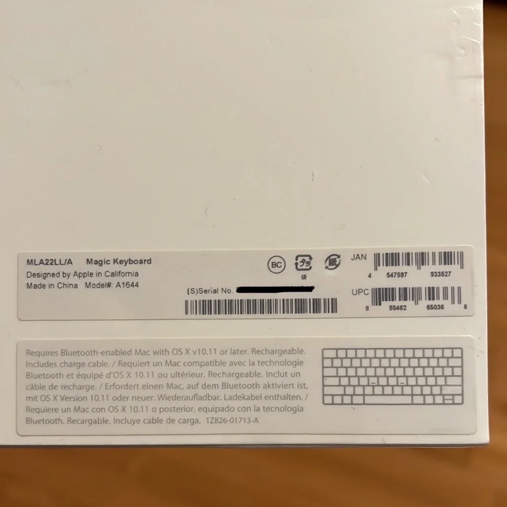 Apple Magic Keyboard MLA22LL/A